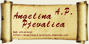 Angelina Pjevalica vizit kartica